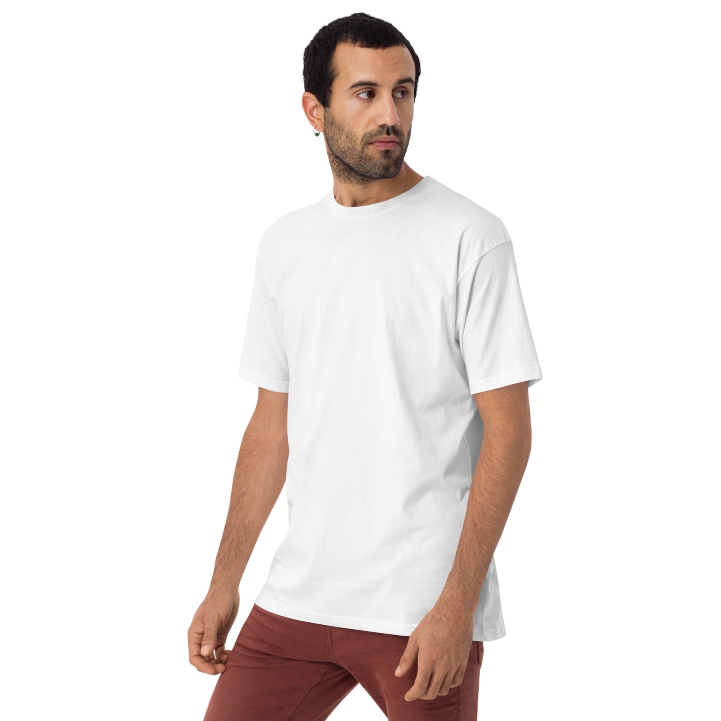Make Love, Art, Out + $ - White Tee (Blank Ink)