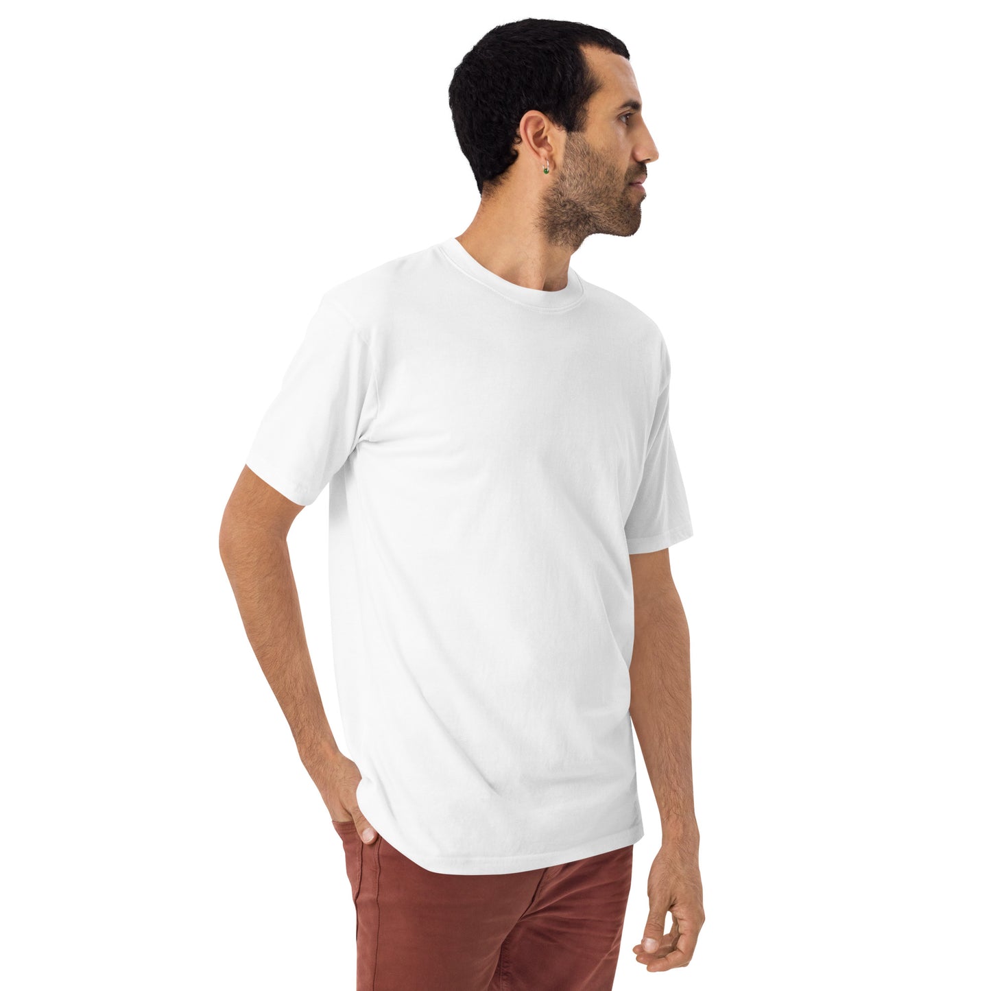 Make Love, Art, Out + $ - White Tee (Blank Ink)